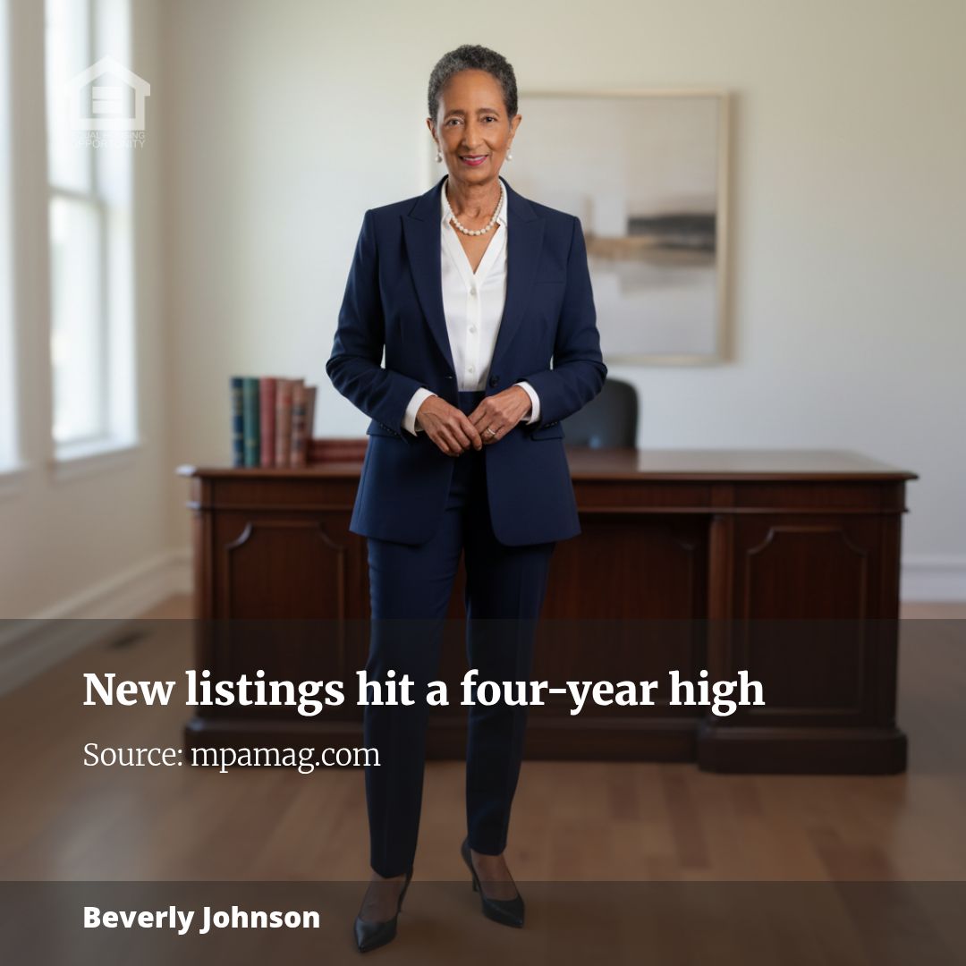 New listings hit a four-year high