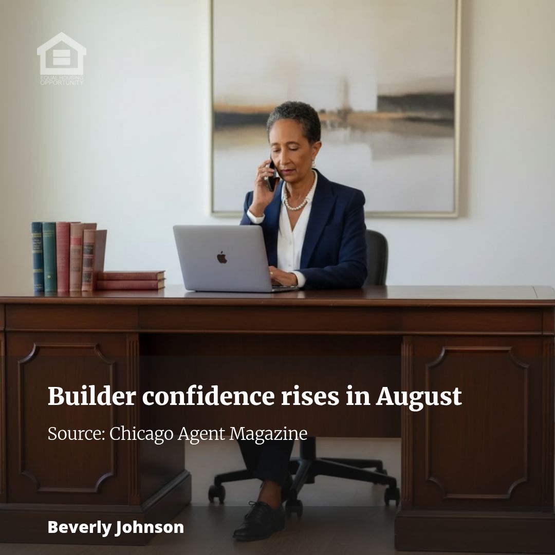 Builder confidence rises in August